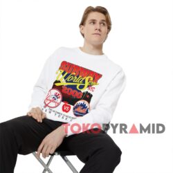 Vintage NY Yankees Vs Mets 2000 Subway World Series Tee 2 Vintage NY Yankees Vs Mets 2000 Subway World Series Tee White Sweatshirt