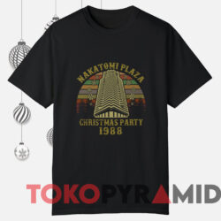 Vintage Nakatomi Plaza Christmas Party 1988 Christmas Sweatshirt 3 Vintage Nakatomi Plaza Christmas Party 1988 Christmas Sweatshirt Black T shirt