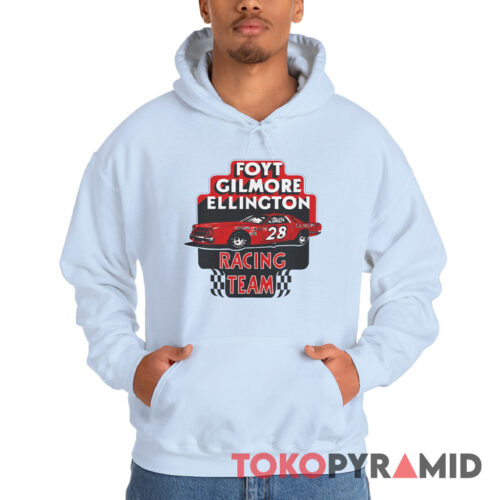 Vintage Nascar 1976 Foyt Gilmore Ellington Racing Team Hoodie Vintage Nascar 1976 Foyt Gilmore Ellington Racing Team Hoodie