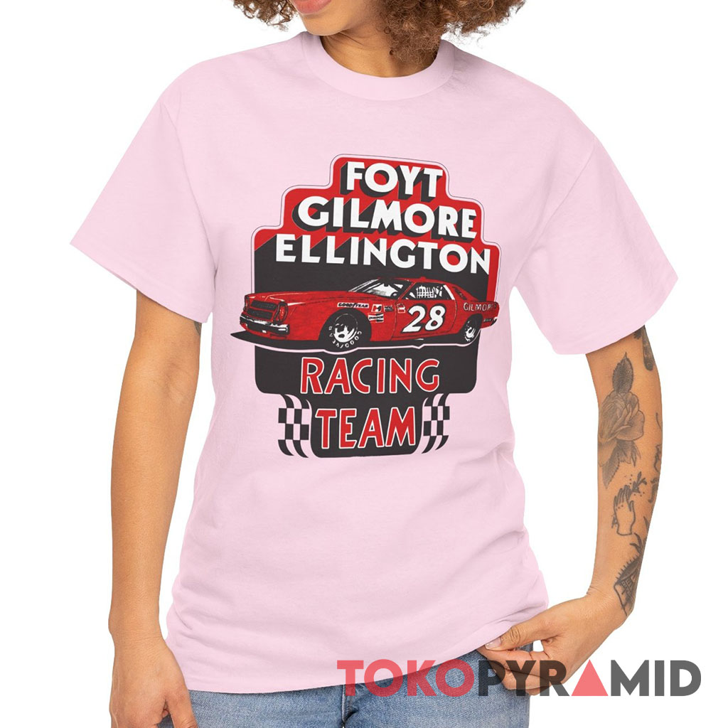 Vintage Nascar 1976 Foyt Gilmore Ellington Racing Team Shirt Vintage Nascar 1976 Foyt Gilmore Ellington Racing Team Shirt