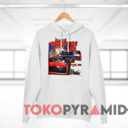 Vintage Nascar 1992 Hooters 500 Atlanta Motor Speedway White Hoodie