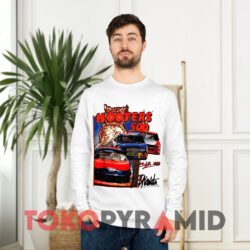 Vintage Nascar 1992 Hooters 500 Atlanta Motor Speedway White Long sleeved