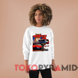 Vintage Nascar 1992 Hooters 500 Atlanta Motor Speedway White Sweatshirt