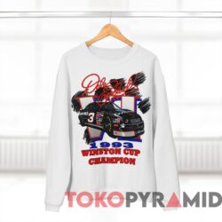 Vintage Nascar 1993 Dale Earnhardt T-shirt Winston Cup Champion 3 Vintage Nascar 1993 Dale Earnhardt T shirt Winston Cup Champion White Sweatshirt