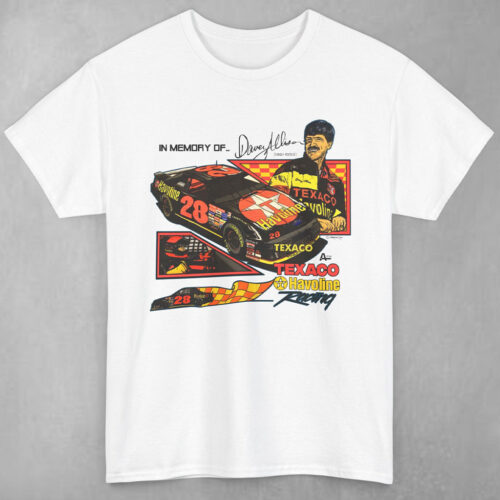 Vintage Nascar 1993 In Memory Of Davey Allison Texaco Havoline Shirt