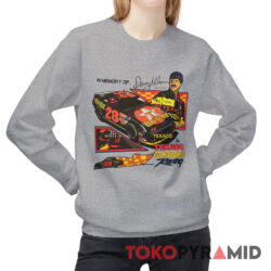 Vintage Nascar 1993 In Memory Of Davey Allison Texaco Havoline Sweatshirt