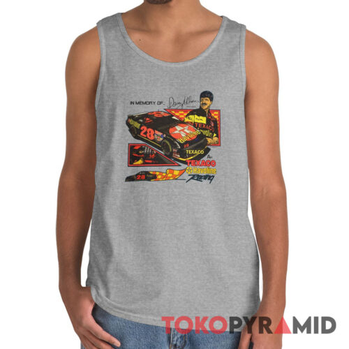 Vintage Nascar 1993 In Memory Of Davey Allison Texaco Havoline Tank Top