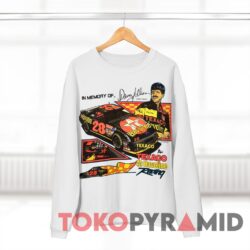 Vintage Nascar 1993 In Memory Of Davey Allison Texaco Havoline 2 Vintage Nascar 1993 In Memory Of Davey Allison Texaco Havoline White Sweatshirt