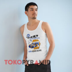 Vintage Nascar 1993 Jimmy Means Napa White Tank Top