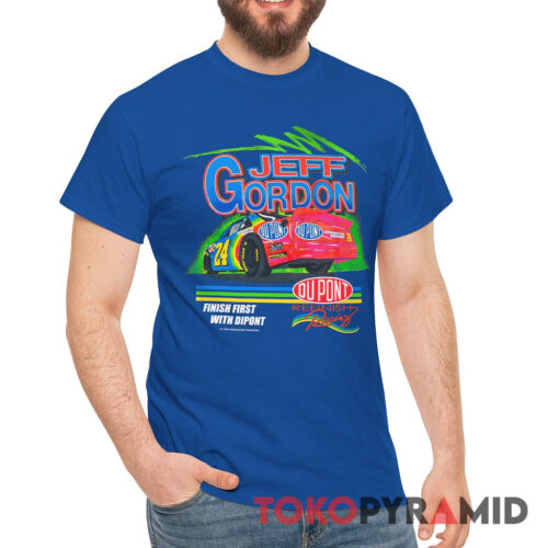 Vintage Nascar 1994 Jeff Gordon Finish First With DuPont Shirt