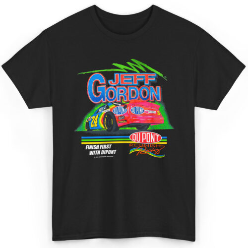 Vintage Nascar 1994 Jeff Gordon Finish First With DuPont T Shirt