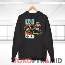 Vintage Nascar 1994 Rusty Wallace T shirt Miller Genuine Draft Black Hoodie