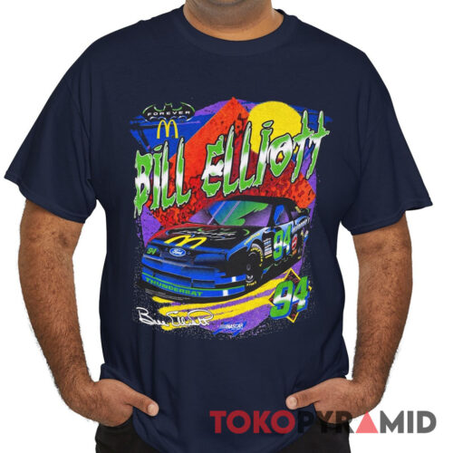 Vintage Nascar 1995 Bill Elliott 94 Batman Forever McDonald's Shirt Vintage Nascar 1995 Bill Elliott 94 Batman Forever McDonald's Shirt
