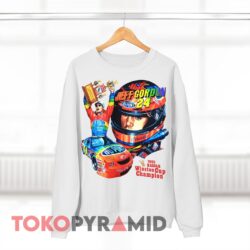Rare Vintage Nascar 1995 Jeff Gordon T-shirt Winston Cup Champion 3 Vintage Nascar 1995 Jeff Gordon T shirt Winston Cup Champion White Sweatshirt