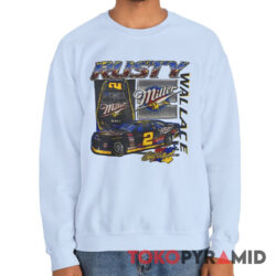 Vintage Nascar 1996 Rusty Wallace Miller Built For Speed Sweatshirt