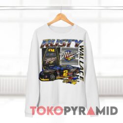 Vintage Nascar 1996 Rusty Wallace Miller Built For Speed T-shirt 2 Vintage Nascar 1996 Rusty Wallace Miller Built For Speed White Sweatshirt