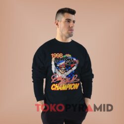 Rare Vintage Nascar 1998 Dale Earnhardt Tee Daytona 500 Champion 3 Vintage Nascar 1998 Dale Earnhardt Tee Daytona 500 Champion Black Sweatshirt