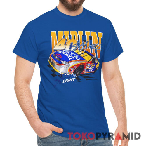 Vintage Nascar 1998 Sterling Marlin Coors Light Shirt Vintage Nascar 1998 Sterling Marlin Coors Light Shirt