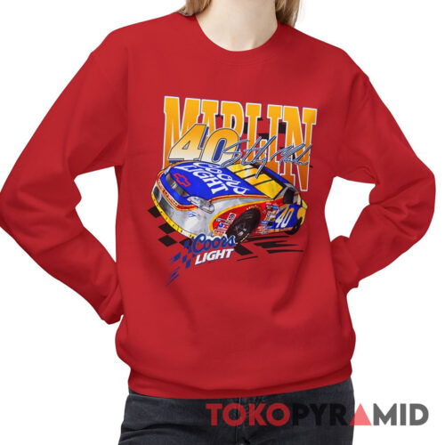 Vintage Nascar 1998 Sterling Marlin Coors Light Sweatshirt Vintage Nascar 1998 Sterling Marlin Coors Light Sweatshirt
