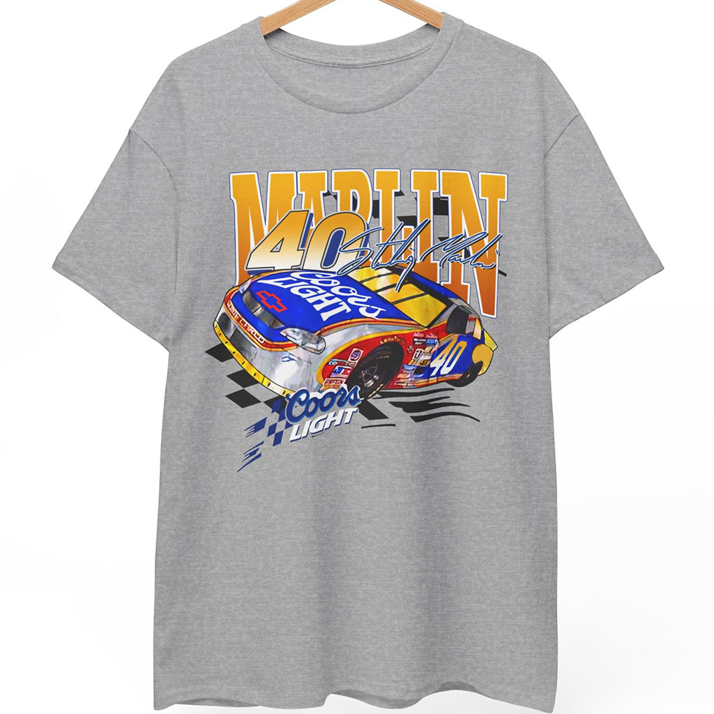 Vintage Nascar 1998 Sterling Marlin Coors Light T Shirt Vintage Nascar 1998 Sterling Marlin Coors Light T Shirt