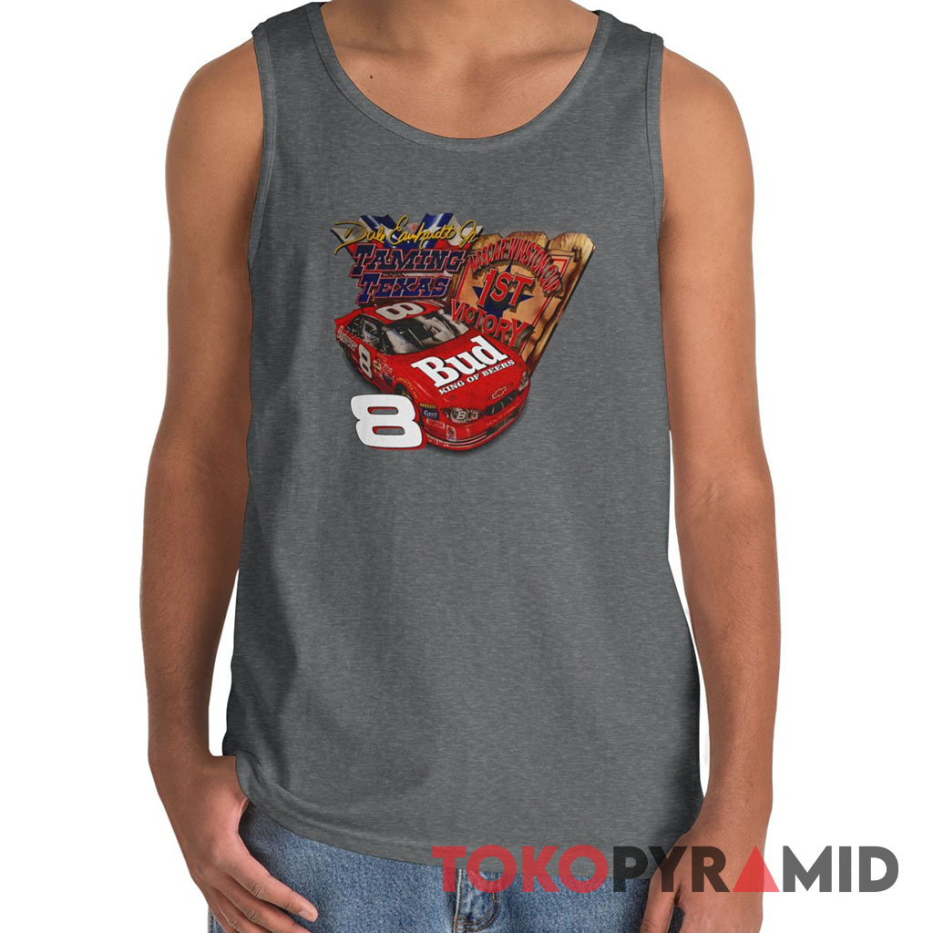 Vintage Nascar 2000 Dale Earnhardt Jr T shirt Budweiser Taming Texas Tank Top Vintage Nascar 2000 Dale Earnhardt Jr T shirt Budweiser Taming Texas Tank Top
