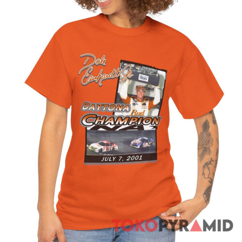 Vintage Nascar 2001 Dale Earnhardt Jr Daytona Champion Shirt