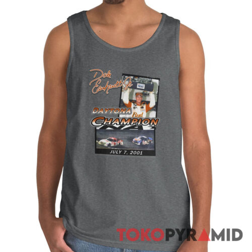 Vintage Nascar 2001 Dale Earnhardt Jr Daytona Champion Tank Top