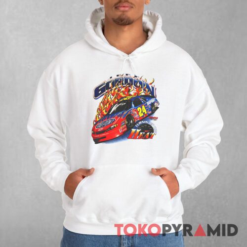Vintage Nascar 2001 Jeff Gordon DuPont Turnin' Up The Heat Hoodie Vintage Nascar 2001 Jeff Gordon DuPont Turnin' Up The Heat Hoodie