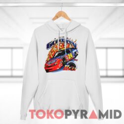 Vintage Nascar 2001 Jeff Gordon DuPont Turnin' Up The Heat 4 Vintage Nascar 2001 Jeff Gordon Dupont Turnin' Up The Heat White Hoodie