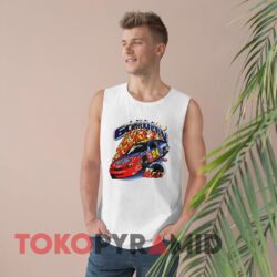 Vintage Nascar 2001 Jeff Gordon Dupont Turnin' Up The Heat White Tank Top