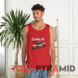 Vintage Nascar 2005 Dale Earnhardt Jr Budweiser Red Tank Top