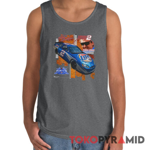 Vintage Nascar 2005 Rusty's Last Call Miller Lite Tank Top