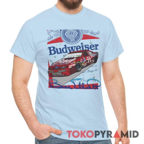 Vintage Nascar Bill Elliott Budweiser Racing Shirt