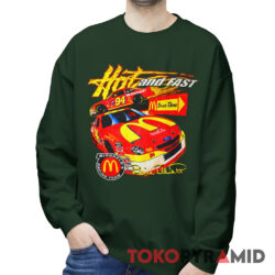 Vintage Nascar Bill Elliott McDonalds Hot And Fast Sweatshirt