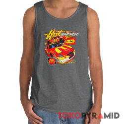Vintage Nascar Bill Elliott McDonalds Hot And Fast Tank Top