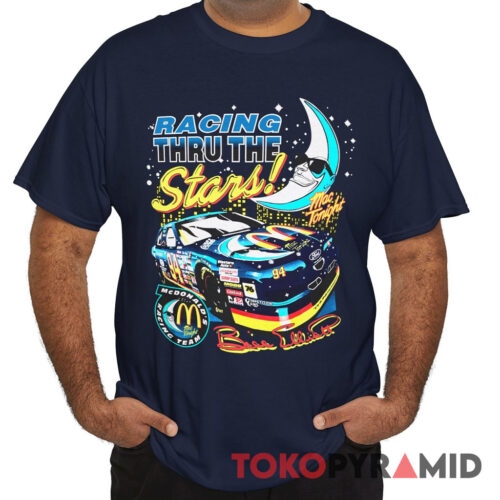 Vintage Nascar Bill Elliott McDonald's Mac Tonight Shirt