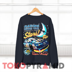 Vintage Nascar Bill Elliott Mcdonald's Mac Tonight Navy Sweatshirt