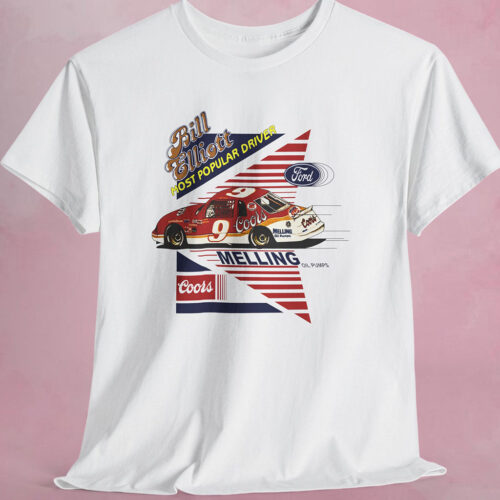 Vintage Nascar Bill Elliott Most Popular Driver T Shirt