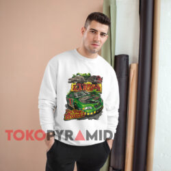 Vintage Nascar Bobby Labonte In The Hunt Jurassic Park T-shirt 2 Vintage Nascar Bobby Labonte In The Hunt Jurassic Park White Sweatshirt