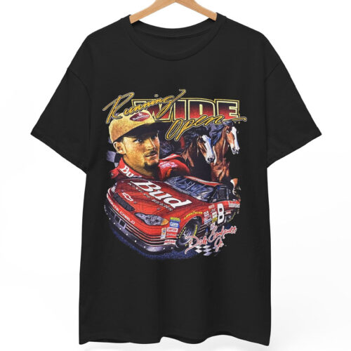 Vintage Nascar Dale Earnhardt Jr. Running Wide Open T-shirt Vintage Nascar Dale Earnhardt Jr. Running Wide Open T-shirt