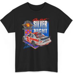 Vintage Nascar Dale Earnhardt One Hot Silver Night T Shirt