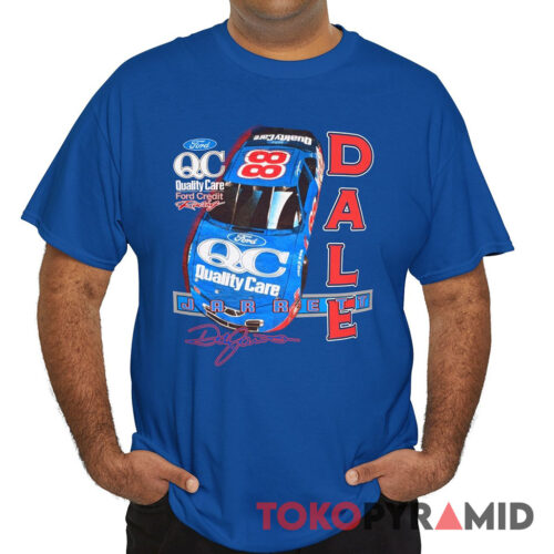 Vintage Nascar Dale Jarrett Quality Care Ford Credit Racing Shirt