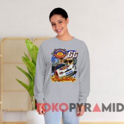 Vintage Nascar Darrell Waltrip T shirt Victory Tour 2000 Route 66 Grey Long sleeved