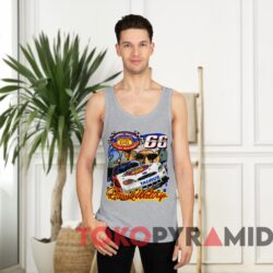 Vintage Nascar Darrell Waltrip T-shirt Victory Tour 2000 Route 66 3 Vintage Nascar Darrell Waltrip T shirt Victory Tour 2000 Route 66 Grey Tank Top