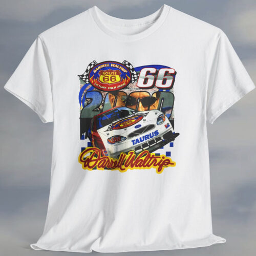 Vintage Nascar Darrell Waltrip T-shirt Victory Tour 2000 Route 66