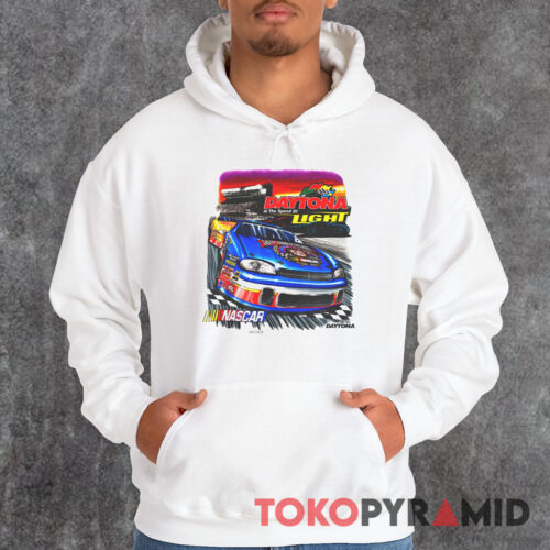 Vintage Nascar Daytona At The Speed Of Light Hoodie