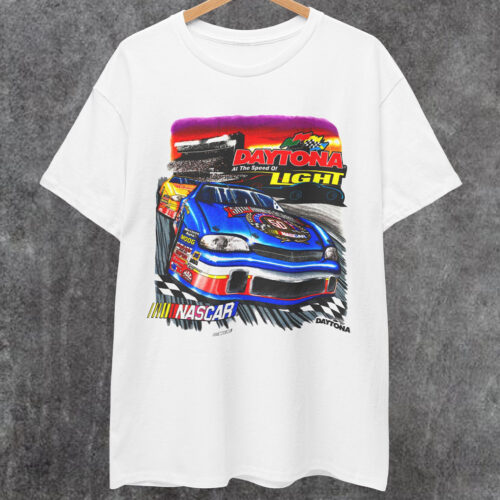 Vintage Nascar Daytona At The Speed Of Light T Shirt