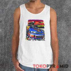 Vintage Nascar Daytona At The Speed Of Light Tank Top