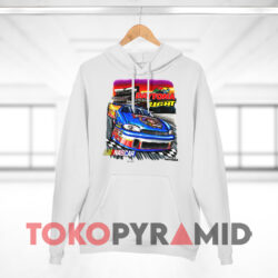 Vintage Nascar Daytona At The Speed Of Light White Hoodie