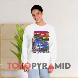 Vintage Nascar Daytona At The Speed Of Light White Long sleeved